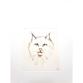 Leonor Fini - Cat - Original Etching 1985 For Sale