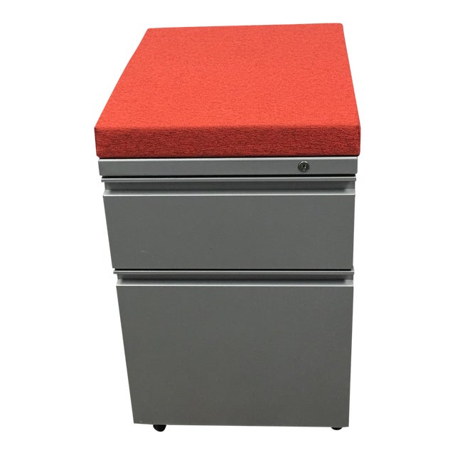 Herman Miller Removable Cushion Rolling File Cabinet Chairish