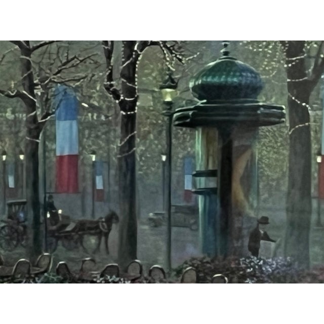 Printmaking Materials Limited Edition Serio Lithograph "Arc De Triumph" Signed/ 1292/2250 For Sale - Image 7 of 12