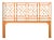 Chippendale Headboard King - Orange For Sale