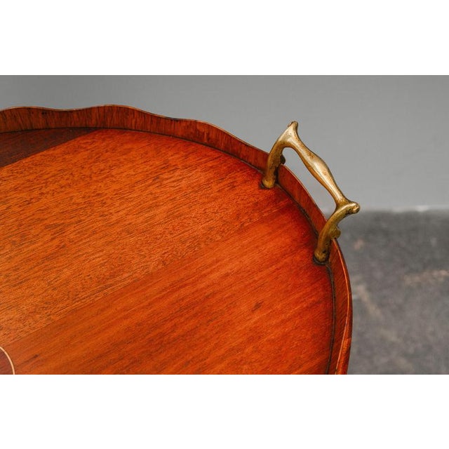 Early 20th Century English Mahogany Tray For Sale - Image 9 of 14