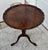 Brown Mahogany Tilt Top Table Vintage Chippendale Pie Crust Edge Pedestal 3 Leg For Sale - Image 8 of 13