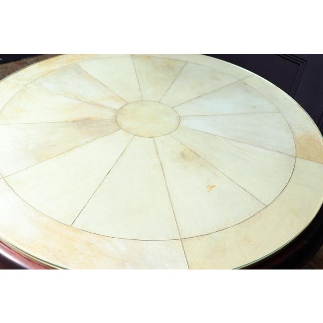 Art Deco Parchment Top Coffee Table, 1940s For Sale - Image 14 of 15