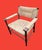 Mid-Century Modern Vintage Woven Rush Lounge Chair in the Style Mel Smilow For Sale - Image 3 of 10