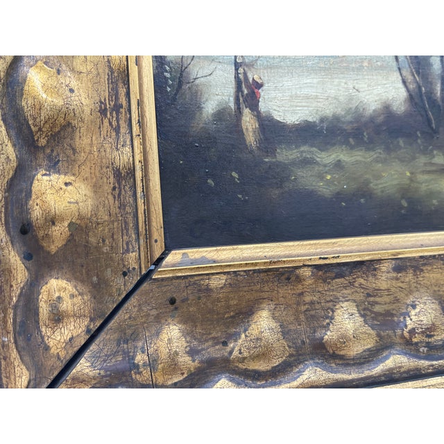 Lakeside Landscape, 1890, Oil on Canvas, Framed For Sale - Image 14 of 18