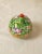 Metal 1980s Herend Hungary Bonbonniere 6214 C Reticulated Handpainted Porcelain Box Green Lattice Strawberry Finial Grandmillennial Small Vanity Decor For Sale - Image 7 of 12