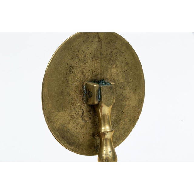 Metal Victorian Brass Flip-Top Games Table Miniature Trivet Circa 1880 For Sale - Image 7 of 7