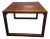 Vintage Half-Cube Sled Base Teak End or Coffee Table For Sale