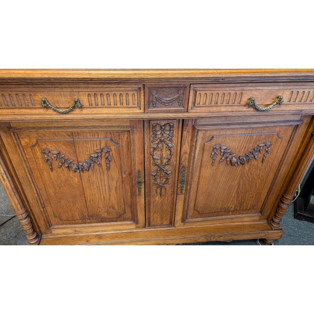 French Oak Hunt Cabinet For Sale - Image 6 of 12