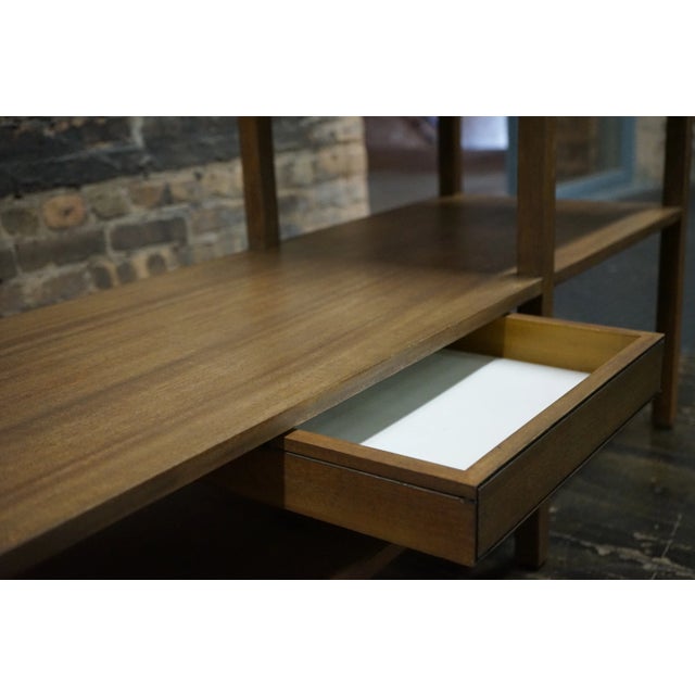 Wood Bench With Loose Cushion Attributed to Harvey Probber For Sale - Image 12 of 16