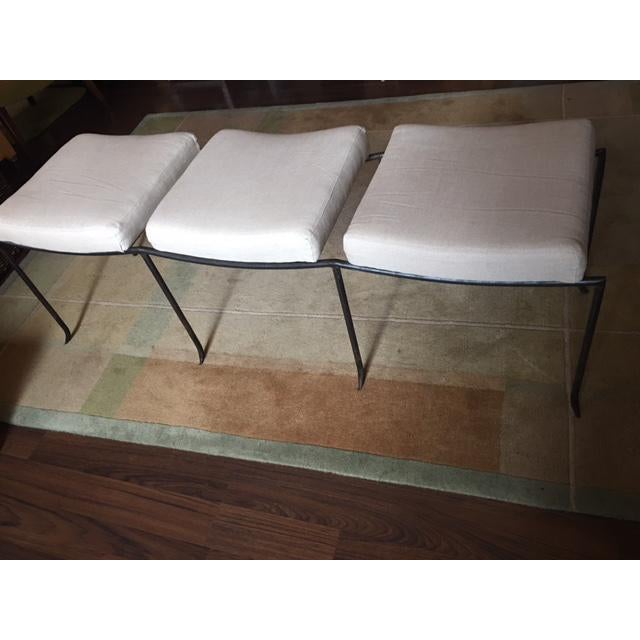 2010s Arteriors Home Mosquito Large Bench For Sale - Image 5 of 6