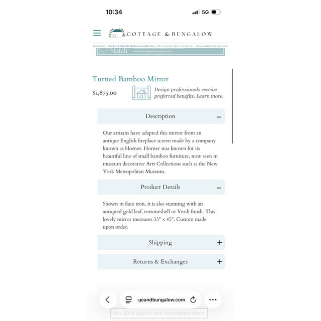 Glass Horner Chinoiserie Mirror For Sale - Image 7 of 10