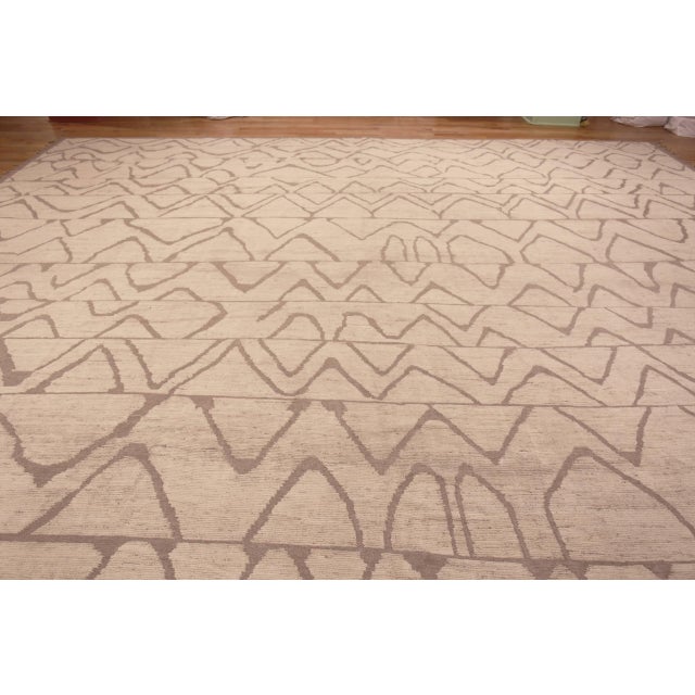 Tribal Oversized Tribal Design Modern Rug For Sale - Image 3 of 9