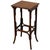 Brown Vienna Secession Bent Oak Pedestal Tall Side Table Plant Stand Attributed to Thonet For Sale - Image 8 of 8
