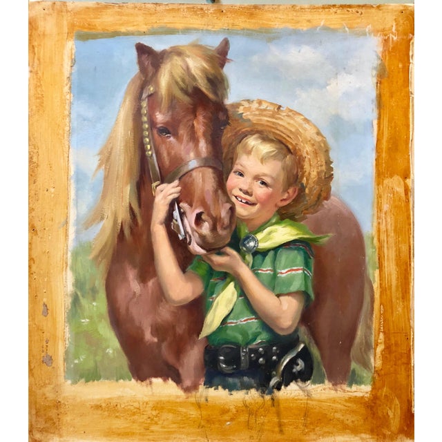 This painting, exemplifies the type of traditional portraits the artist Ariane Beigneux was specially known for. Here,...