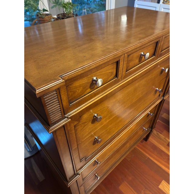 Hollywood Regency 1960s Drexel Palazzo Chest of Drawers For Sale - Image 3 of 12
