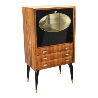 Mid-Century Italian Bar Cabinet, 1950s For Sale