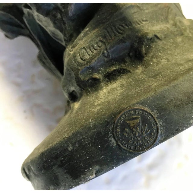 Replica of 19th Century French Artist Auguste Moreau's Sculpture Signed 'Pêcheur' For Sale - Image 12 of 13