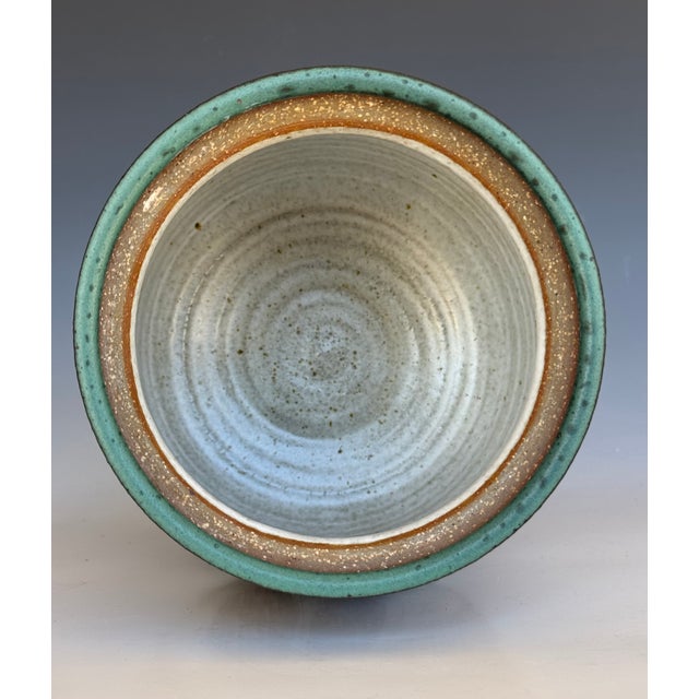 Mid-Century Joel Edwards Large Studio Pottery Lidded Jar For Sale - Image 12 of 15