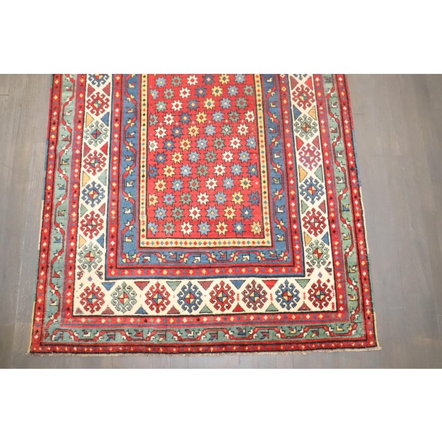 Late 19th Century 19th Century Antique Zabihi Collection Colorful Talish Runner For Sale - Image 5 of 9
