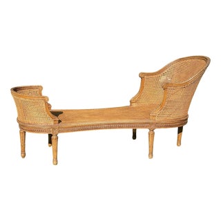 Louis XVI Cane Bench For Sale