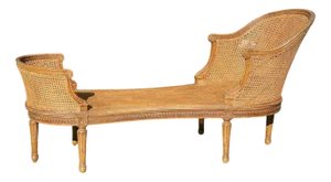 Louis XVI Cane Bench