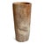 Vintage old Wadang tall sanded natural wood trunk pot. Beautiful organic modern freeform flowing shape. Inside depth is...