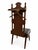 Gothic Vintage Pearl-Wick Spanish Revival Gentleman’s Valet Chair With Hidden Storage & Clothes Hanger For Sale - Image 3 of 12
