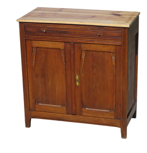 Small Art Deco Oak and Pine Buffet, 1930s