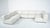 White Mid-Century Modular Sofa Model 9000 by Tito Agnoli for Arflex, Italy, 1970s, Set of 7 For Sale - Image 8 of 10