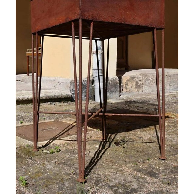 Metal Cage on Legs with Chairs, Set of 5 For Sale - Image 4 of 8