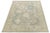 Gray 11x16 Modern Oushak Style Hand-Knotted Wool Area Rug in Taupe, Soft Teal & Blush For Sale - Image 8 of 11