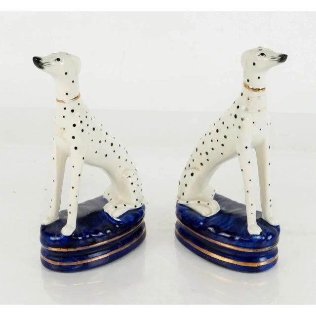 Pair of Dalmations, Mid-20th Century, by Fitz and Floyd with label affixed.
