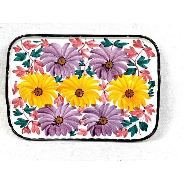 Vintage Majolica Tray For Sale - Image 11 of 11