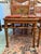 Wood Set of Six, Antique, Oak Dining Chairs Covered With Ralph Lauren Kilim Fabric, Early 1900s For Sale - Image 7 of 11