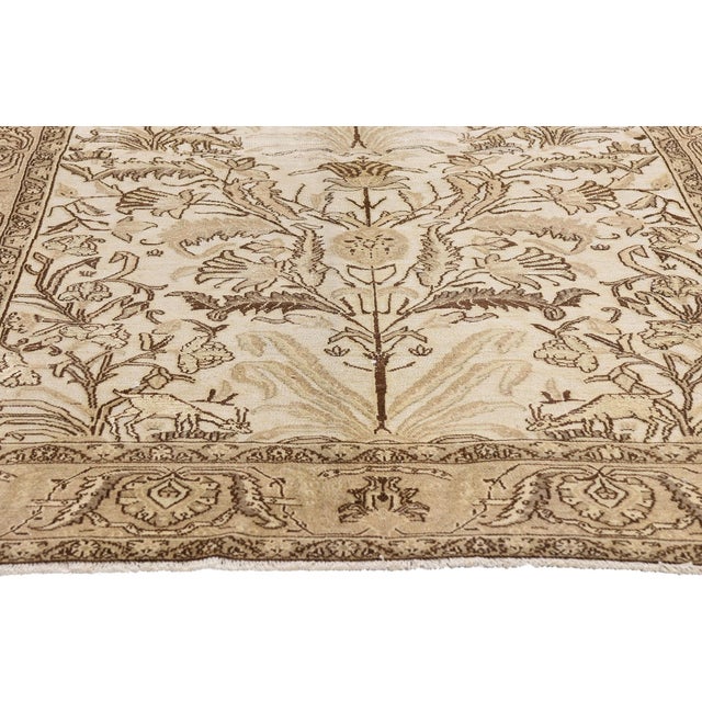 Vintage Persian Qum Rug, 04'04 X 06'10 For Sale - Image 4 of 10