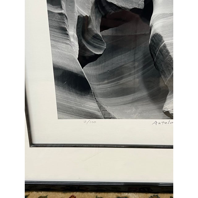 Robert Morris Cathedral & Antelope Canyon in Park, Utah B/W Limited Photography, Certificate For Sale - Image 11 of 12