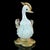 Mid-Century Modern Vintage Murano Sky Blue White Gold Flecks Italian Art Glass Mid Century Bird Duck Figurine Sculpture For Sale - Image 3 of 6