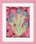 Ebru Flower Original Painting Pink For Sale
