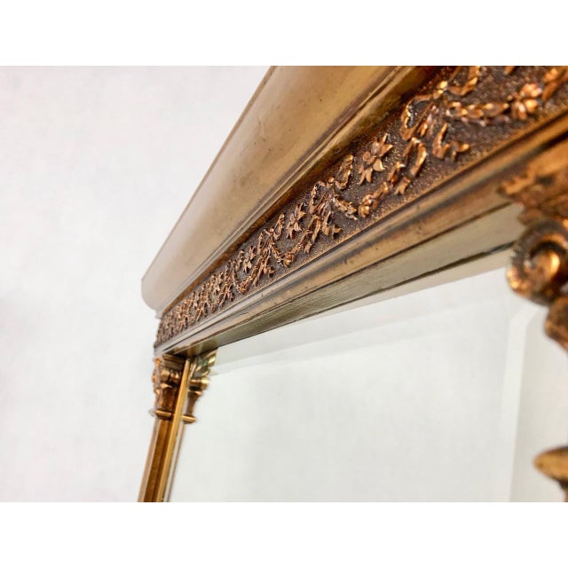 Crystal Mirror in Column Frame For Sale - Image 13 of 16