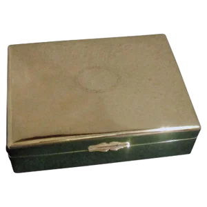 Chinese Export Silver Cigar Box by Hung Chong & Co.