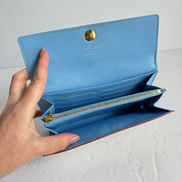 White Louis Vuitton Multicolor Sarah Wallet Takashi Murakami Blanc White Vintage Y2k For Sale - Image 8 of 12