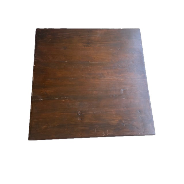 Indian 1990s Carved Solid Wood Coffee Table For Sale - Image 3 of 4