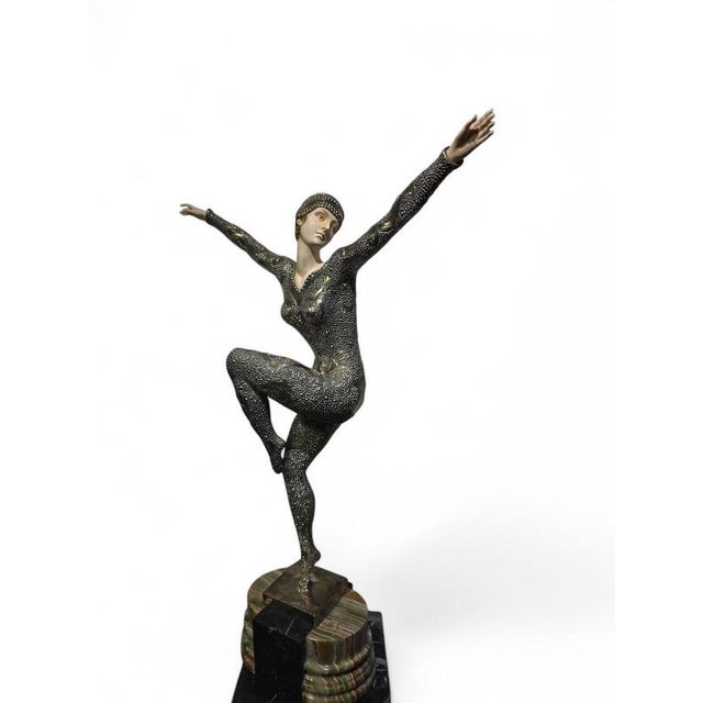 Demeter H. Chiparus, Art Deco Figure, 1920, Silvered Bronze For Sale - Image 10 of 17