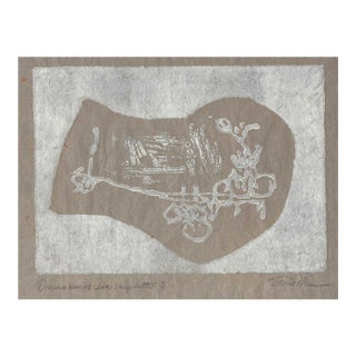 Dream Series: Les Bicyclettes Linocut For Sale