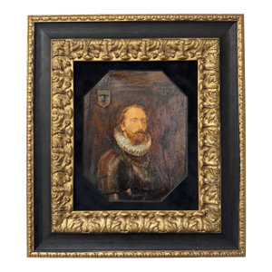 Portrait of "Celestinus Fredericus, Dux Nobilissimus" Oil on Copper