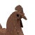 Brown Folk Art Hand-Made Iron Rooster For Sale - Image 8 of 13