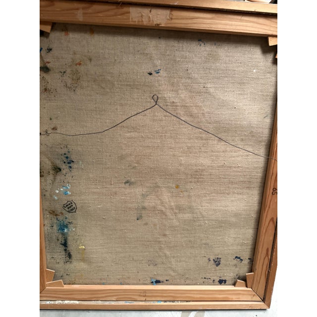 E. L. Höglund, Häst, 1950s, Oil Painting on Canvas, Framed For Sale - Image 15 of 18