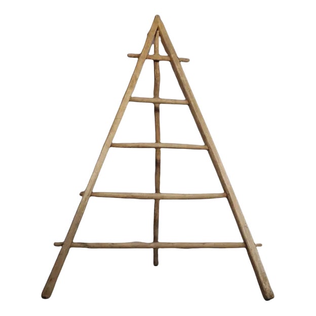 Fir & Beech Wood Ladder | Chairish