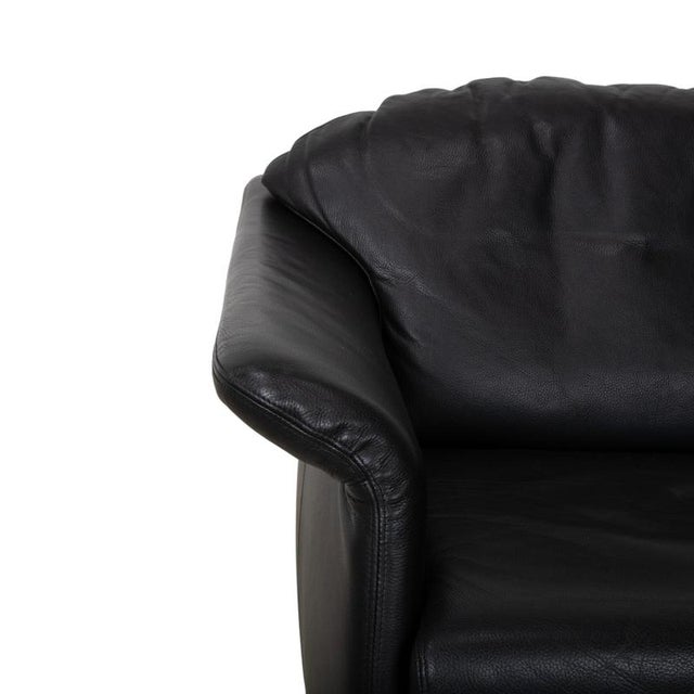 Scarlett Lounge Chair in Black Leather from Walter Knoll / Wilhelm Knoll For Sale - Image 5 of 13